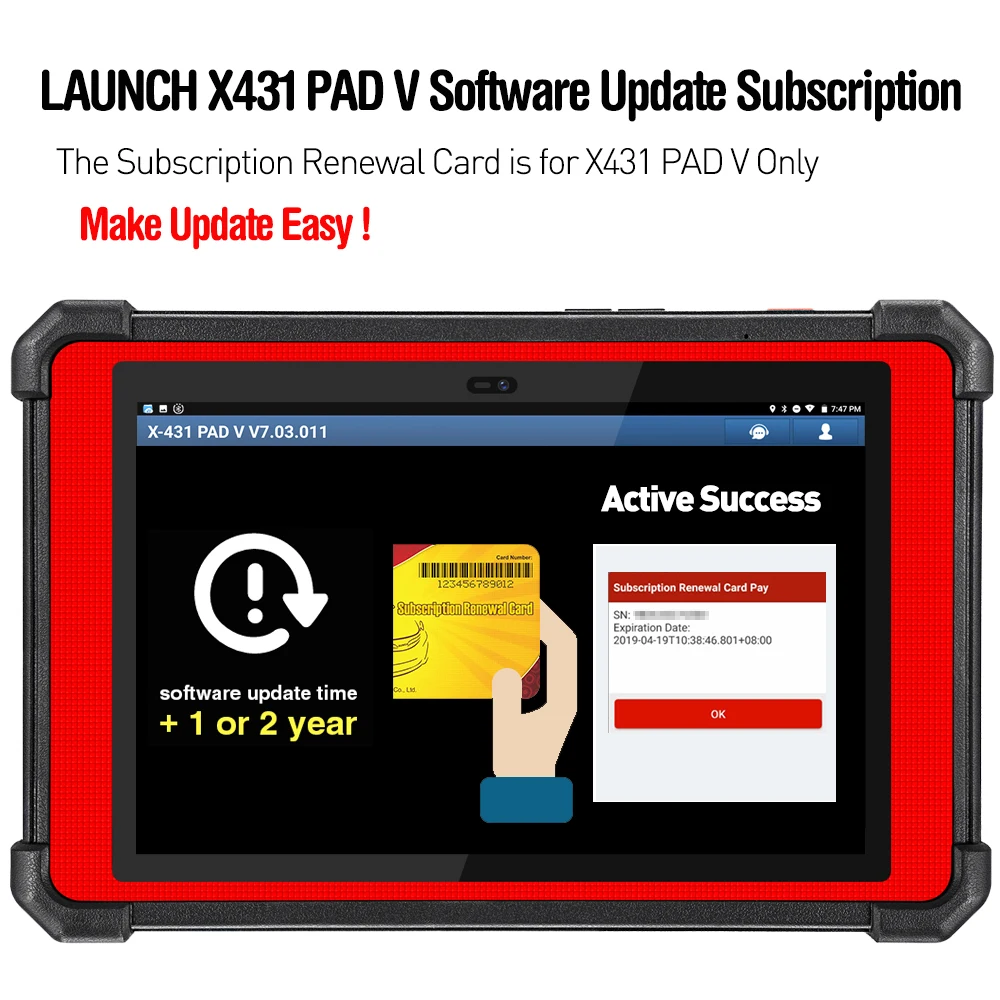 How to Use the LAUNCH Pin Card Software Update Service for Your X431 PAD V