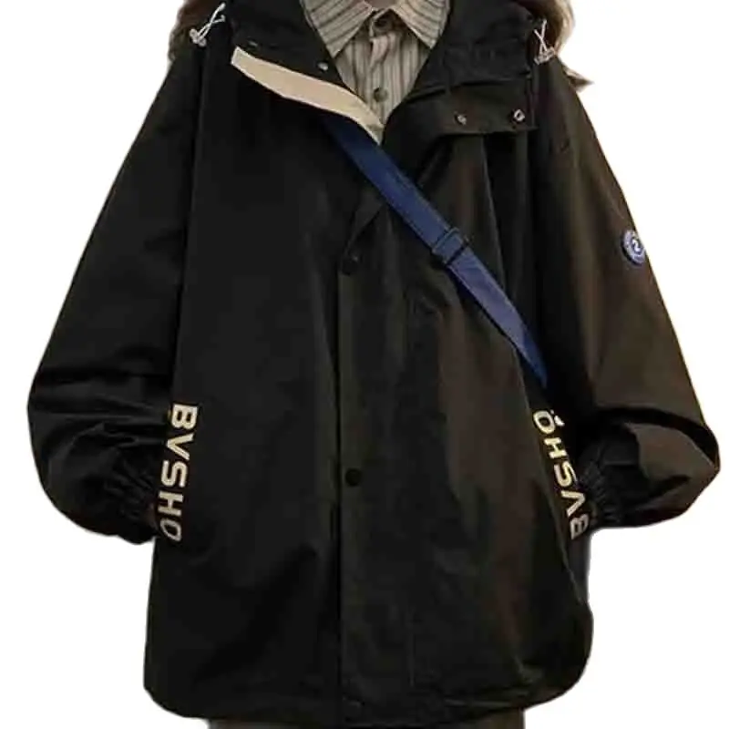 European And American Hiphop Jacket Women's Spring  Autumn 2023 Outdoor Commuter Outcoat  Design Sense Minority Outerwear