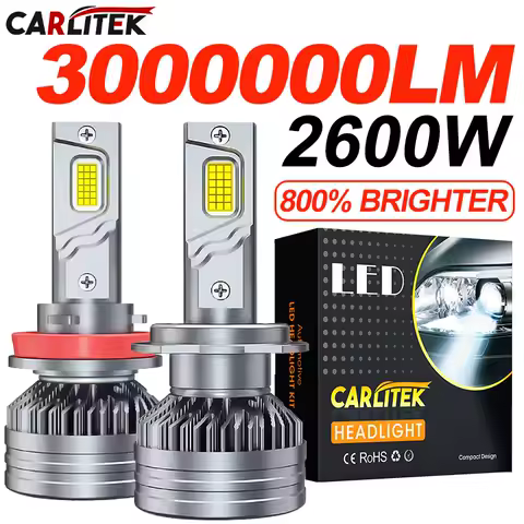 6000K HB3 HB4 9005 9006 H1 H7 H4 H11 H8 9012 Bulb Canbus 36 Core Led Lamp CSP 9094 Power Car Headlight Light 2600W Canbus lights