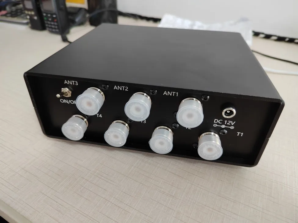 AISANRAY New MX-304 Antenna Switch SDR Transceiver Switch for Three Antennas and Four Transceivers Switcher