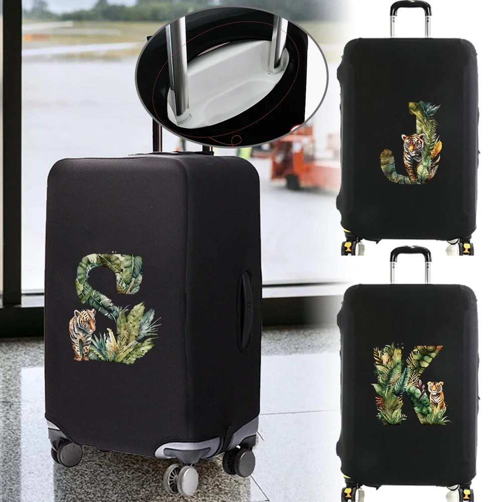 

Luggage Covers Travel needments Reusable Travel Luggage Jungle Tiger Series Suitable Luggage 18-32inch Reusable Washable