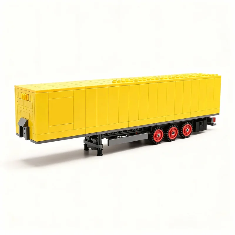 

709PCS MOC City Champions Super Car Trailer Gelb 1 45 Hog Model Technology DIY Assembly Building Blocks Display Birthday Gift