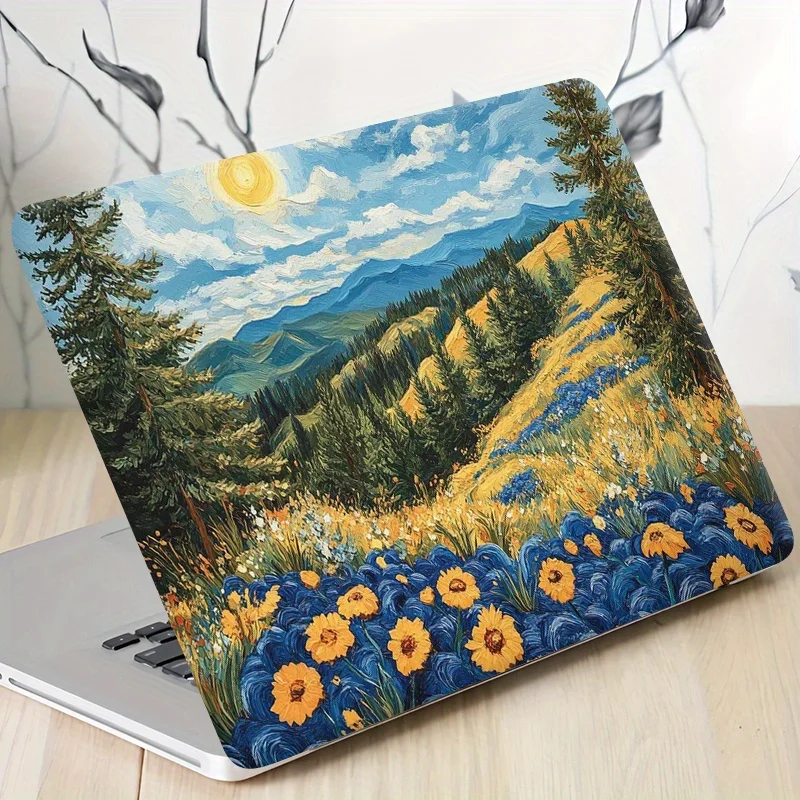 3Pcs Laptop Skin Sticker, 1pcs D-ready, Scratch-resistant, Self-adhesive, PVC Material, Creative High Quality, DIY, with Theme D
