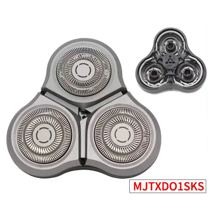 Substituição da cabeça do barbeiro elétrico, acessórios do cortador, MJTXD01SKS, S500C, S500, S300, 3pcs