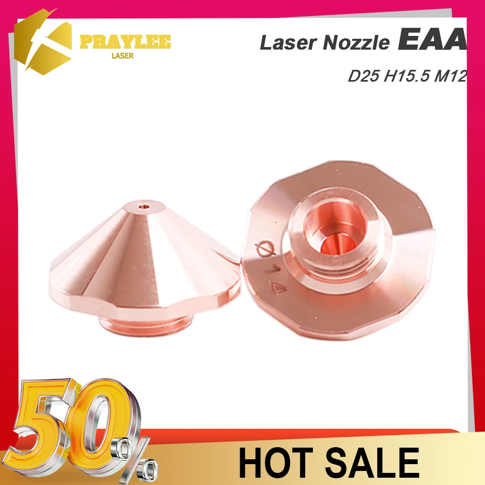 

Однослойная насадка для волоконного лазера Praylee EAA D25 H15.5 M12 Калибр: 0,8 1,0 1,2 1,4 1,7 2,0 2,5 для лазерной режущей головки Trumpf