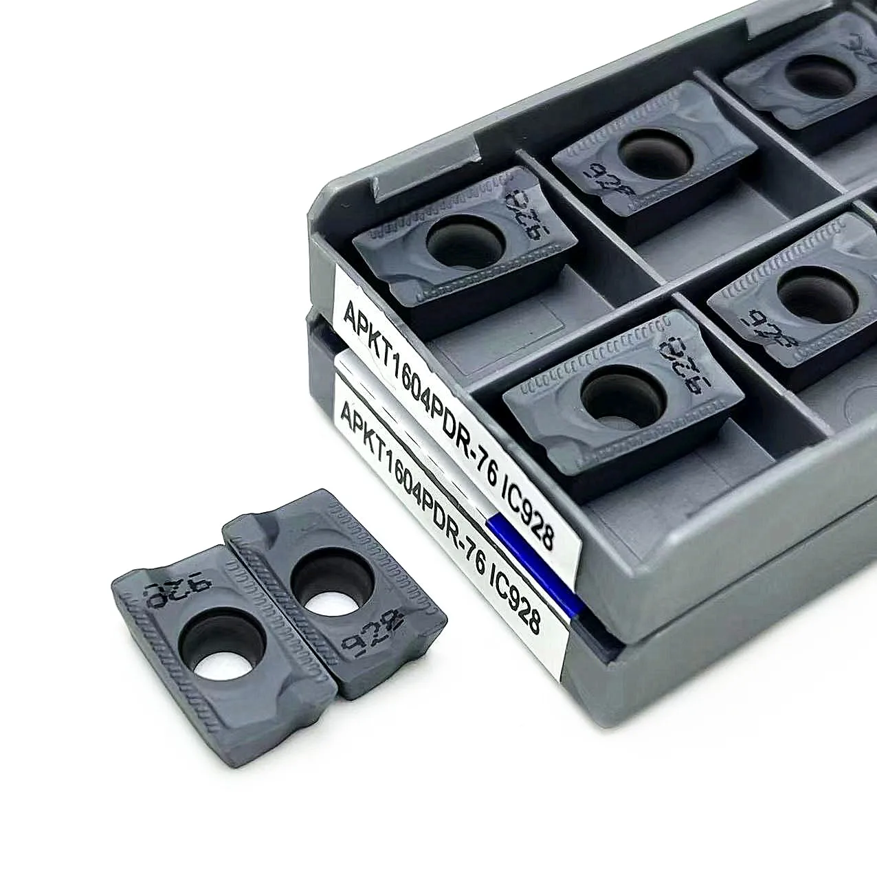 フライス盤用CNCツール,10個セット,高品質超硬工具apkt1604 76 ic928
