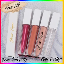 Custom Lip Gloss with Boxes and Logo Vegan Glossy Private Label Lip Gloss Vendor