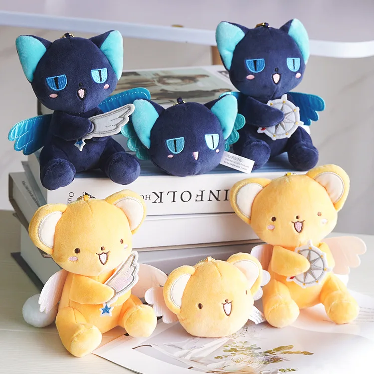 

Аниме Kawaii Kinomoto Sakura cerподвесная плюшевая кукла Magic Card Girl Spinel Sun Bag Plushie подвеска брелок украшение для куклы