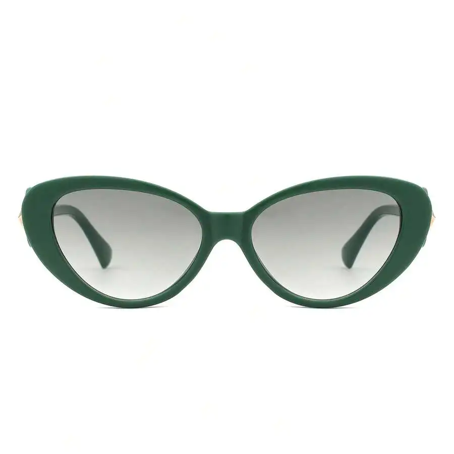 1 Pair Of Vintage Round Cat-Eye Women's Glasses – The Temple Joints Are Adorned With Delicate Gold Star Decorations, Featuring