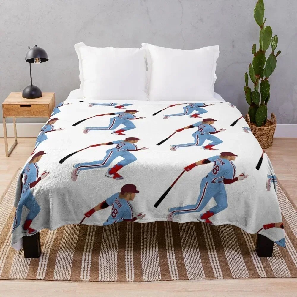 

Alec Bohm Throw Blanket Lightweight Warm Blanket for Indoor Outdoor Use