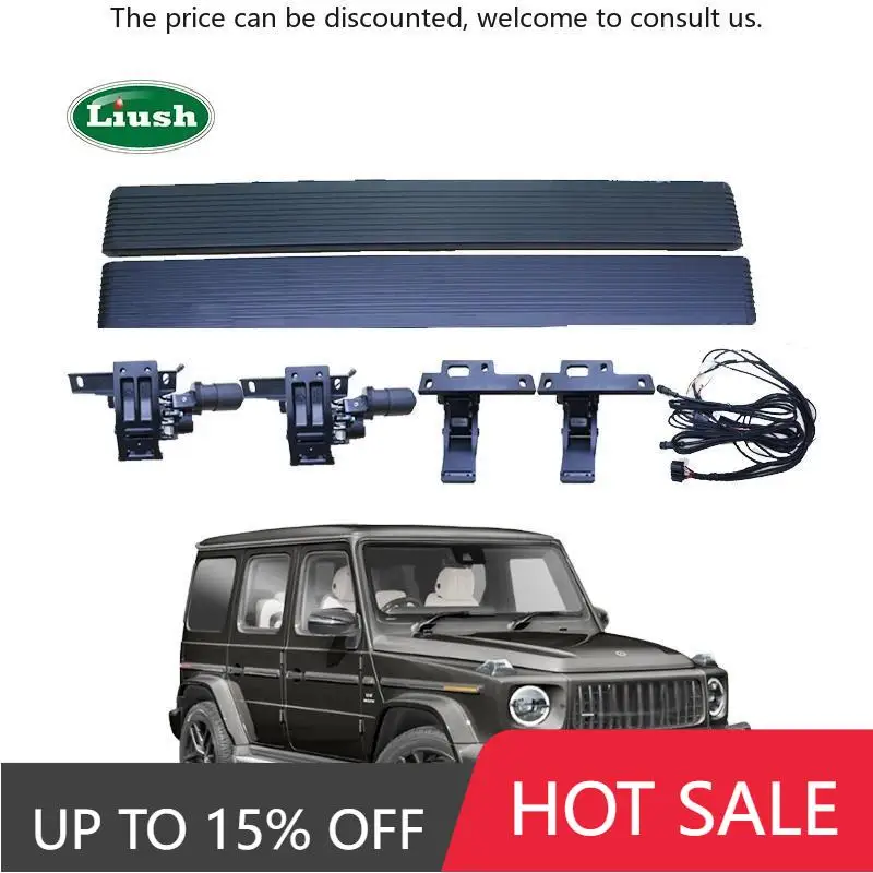 

High Quality Aluminum Alloy Electric Running Board With Auto Scaling Liush Side Step Pedal For Mercedes-Benz G63 BMW GLC