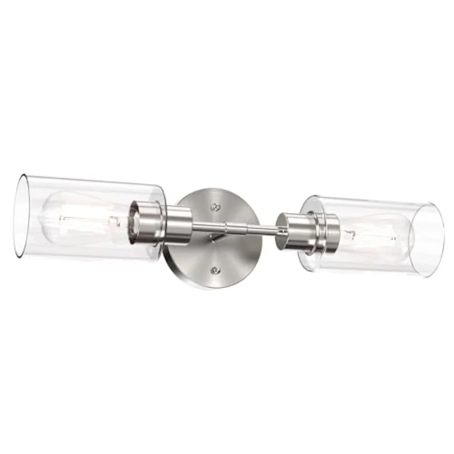 Bathroom Light Fixtures 2 Light, Bathroom Vanity Lights Over Mirror, Bathroom Sconces Wall Lighting Farmhouse Vanity Light, Mod