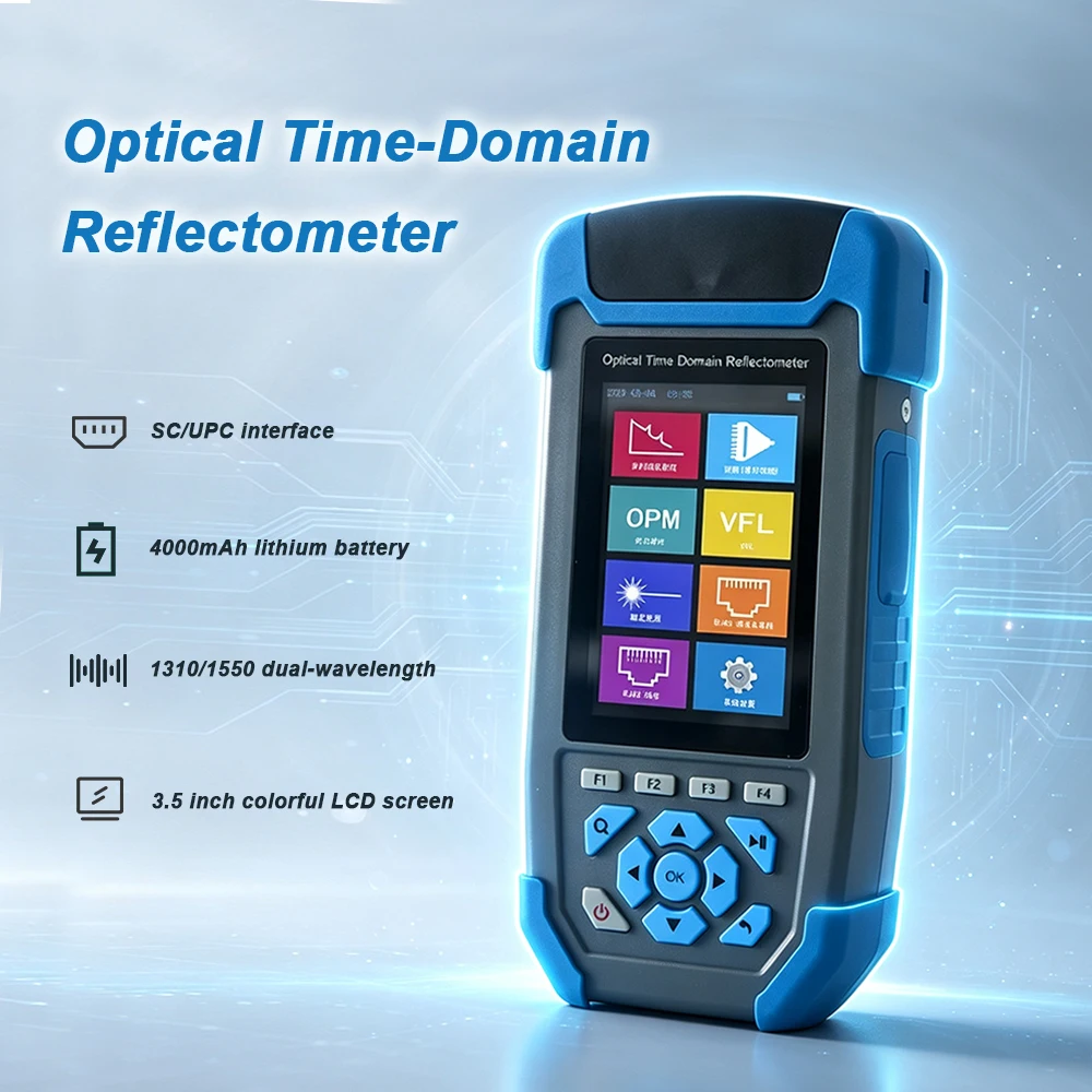 Optical Time-Domain Reflectometer (OTDR), Dual-Wavelength Fiber Measurement and Fault Locator, Optical Cable Test Instrument