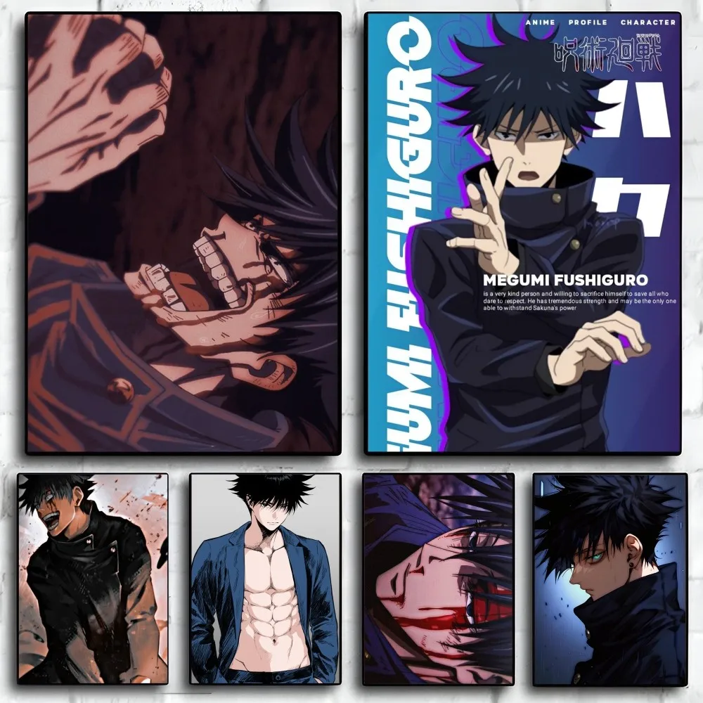 

Jujutsu Kaisen Fushiguro Megumi Poster Paper Print Home Living Room Bedroom Entrance Bar Restaurant Cafe Art Painting