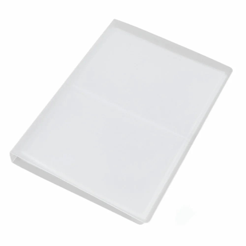 

Transparent Nail Stickers Storage Book Large Capacity PVC Plastic Nail Decals Organizer Book Clear