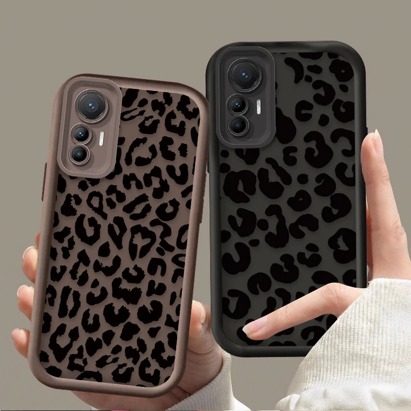 Coque de téléphone à motif imprimé léopard noir, pour Xiaomi Mi 17 Pro Max 15 Ultra 14 13 12 12X 12S 11 Lite 5G NE 15T 14T 13T 12T 11T Pro