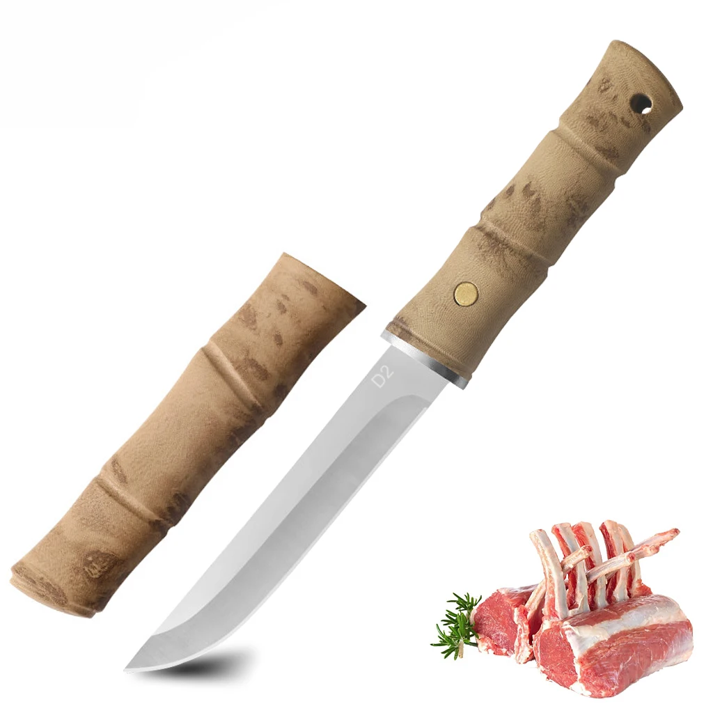1/2/3-Piece Kitchen Knife Set, Stainless Steel Professional Boning Knife, Non-Slip Handle Kitchen Chef's Fruit Knife with Fixed