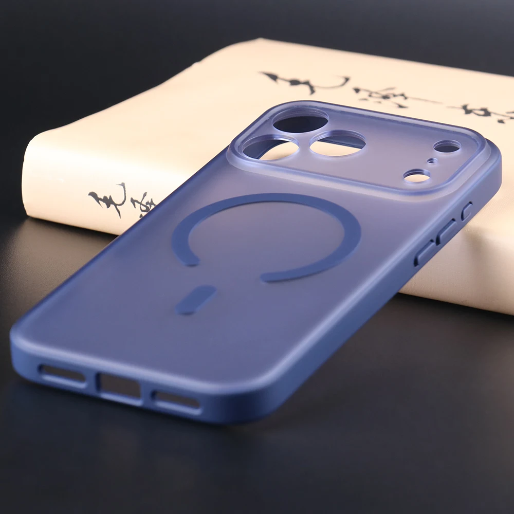 UGOjP Magnetic Case For iPhone 17 Pro Max 17 Air 17 Pro 17 Frosted Phone Case MagSafe Wireless Charging Matte Protective Cover - Image 3