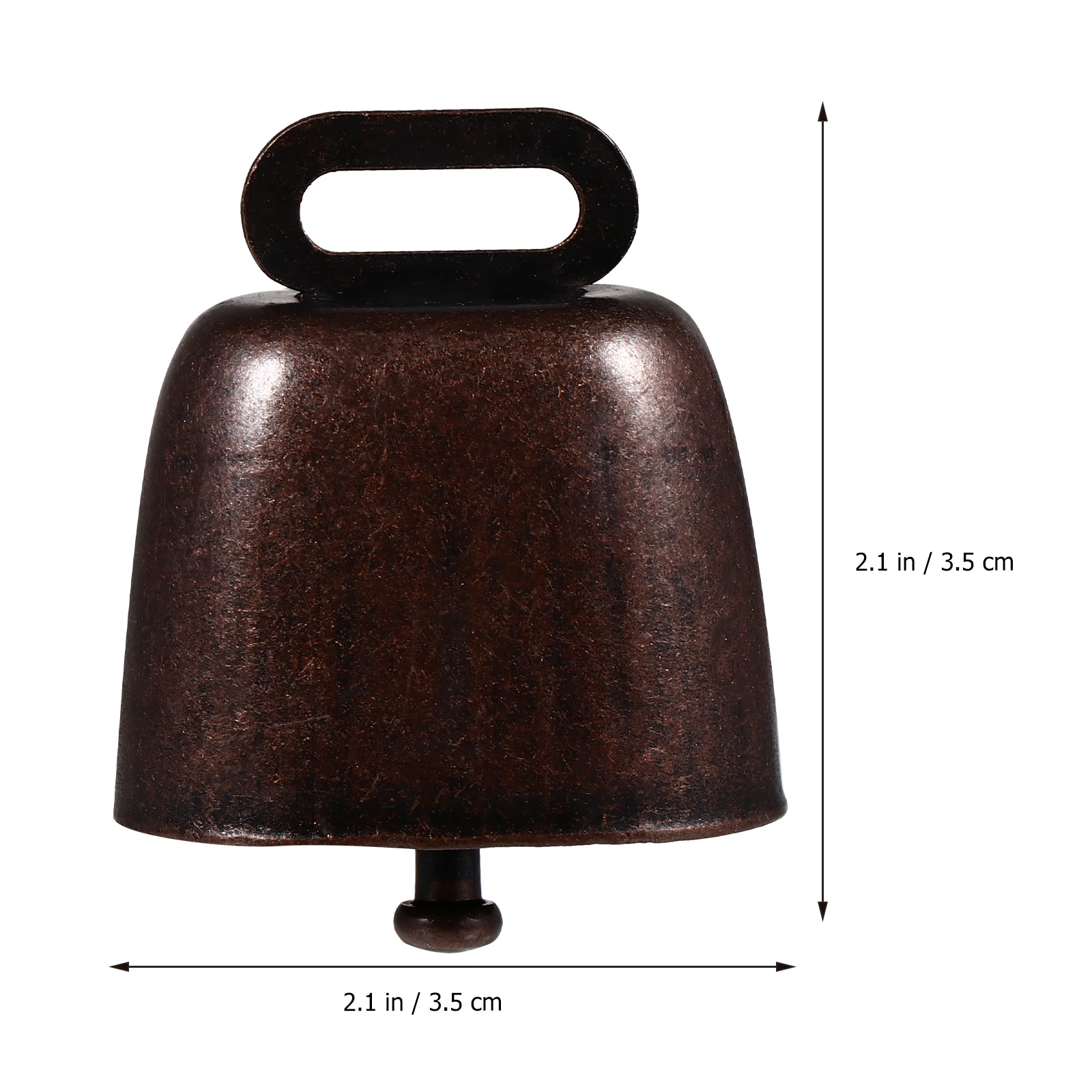 

2pcs Practical Cow Sheep Durable Anti-Lost Livestock Iron Bell For Farming Grazing Supply Retro Pet Collar Bell Creative Chic