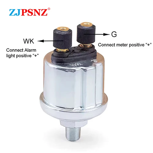 Imagen 2 del producto Sensor de presión de aceite VDO Universal 1/8NPT 1/4NPT 10mm 13mm piezas del generador diésel enchufe de equipo inoxidable Sensor de presión de alarma