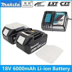 Original Makita 18V 6Ah Li-ion Battery,For Makita 18V Power Tool DDF487 DTD173 DGA404 DTW700 DHP487 Replacement Lithium Battery