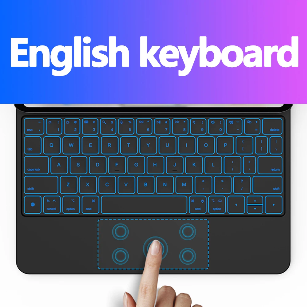 Goojodoq-魔法のキーボードケースipadのプロ11、12、12、9、空気5