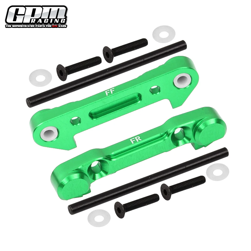 Suporte de suspensão dianteira GPM 7075Alu para 1/10 Lasernut Tenacity Ultra 4/Tenacity DB LOS03027V2 LOSI