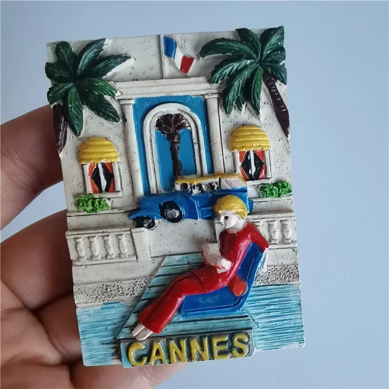 Fridge Magnets Monaco Croatia Sweden  Nepal Germany France Spain Kuwait World Tourist Souvenir collection refrigerator stickers view 3