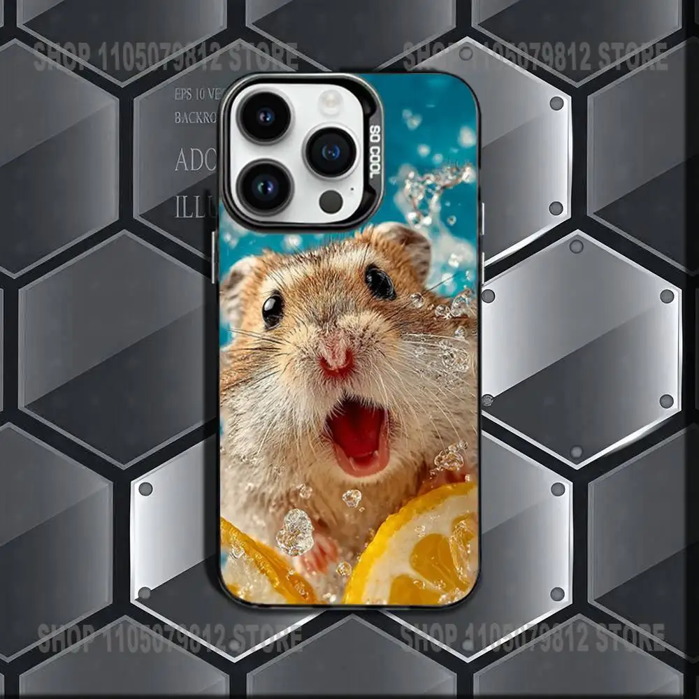 حافظة هاتف لطيفة على شكل فأر M لهاتف آيفون 17,16,15,14,13,12,11,X,Mini,Pro,E,MAX غطاء مقاوم للصدمات من الحلوى السوداء غير اللامعة #3