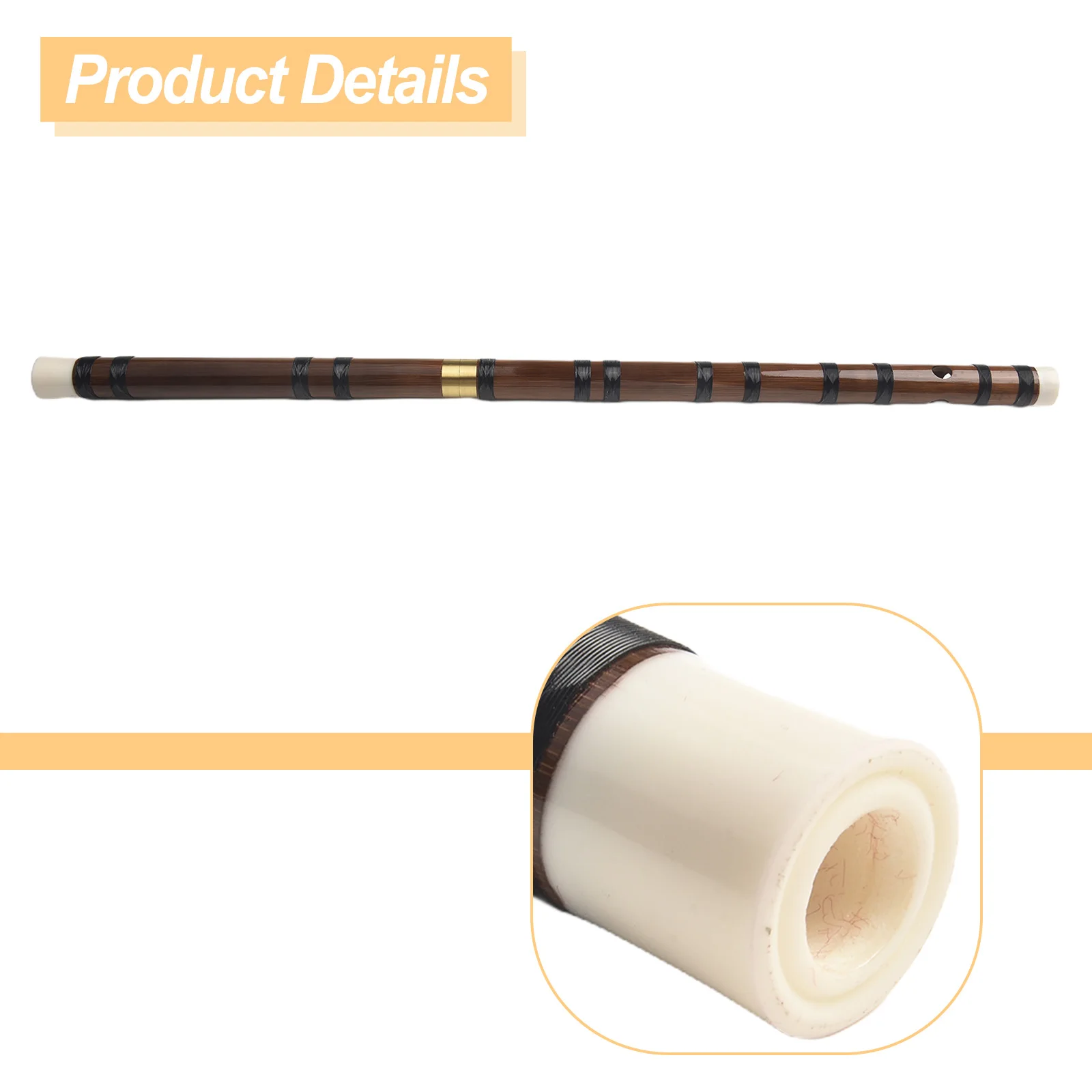 Professional Chinese Dizi Flute for For WOODWIND Musical Instrument in G Key Exquisite Workmanship and Accurate Pronunciation