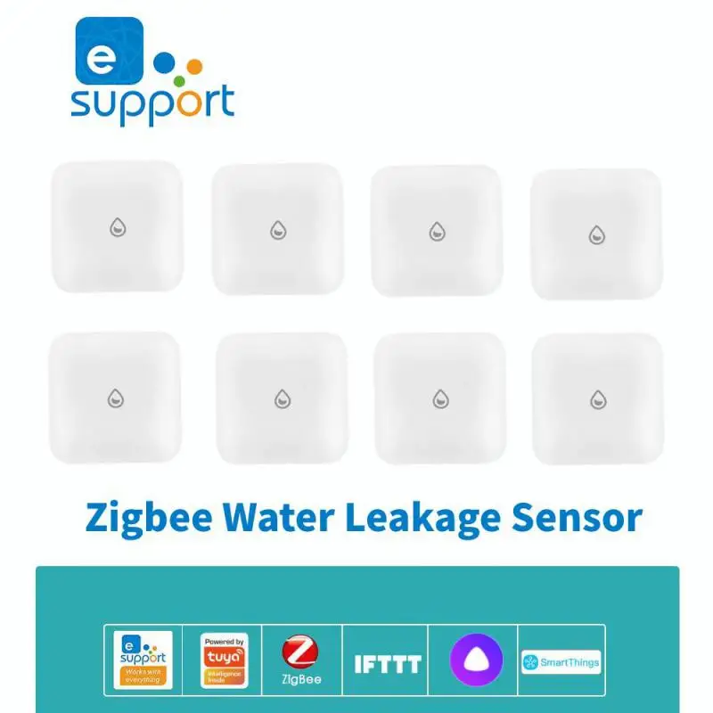 Zigbee Water Leakage Sensor Water Level Immersion Leak Detector Smart Home Tuya Ewelink Yandex Alice App Alarm Gateway Required