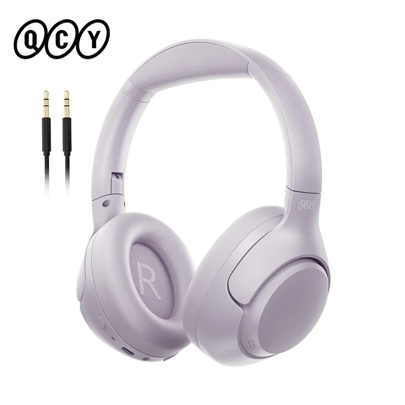 QCY H3 ANC ワイヤレスヘッドフォン 43dB アクティブノイズキャンセ