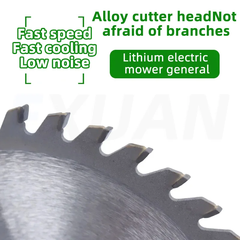 Imagem -06 - Grama Trimmer Head Blade Wheel Substituição Metal Circular Saw Blade para Jardim Lithium Mower Acessórios Power Tool