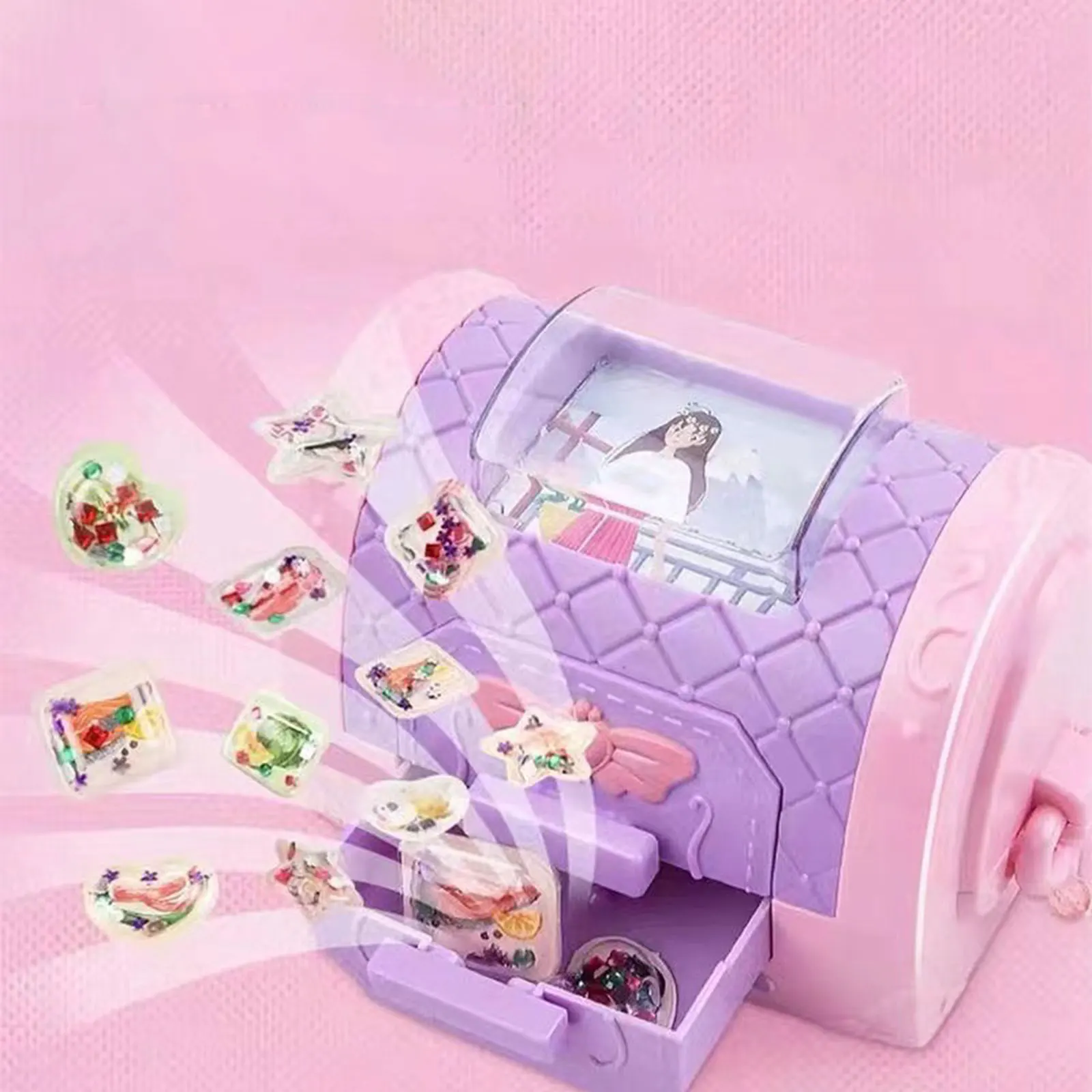 Handmade Creative 3D Sticker Machine Party Favor Fun Reusable DIY Sticker Maker Suppliers for Toddlers Girls Boys Birthday Gifts