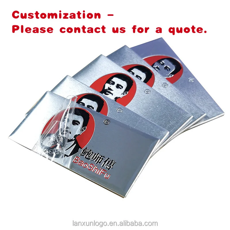 custom.Love Theme Print Perfume Bottle Sticker Custom Wine Sign Metal Nameplate Stamping Letterpress LANXUN Br