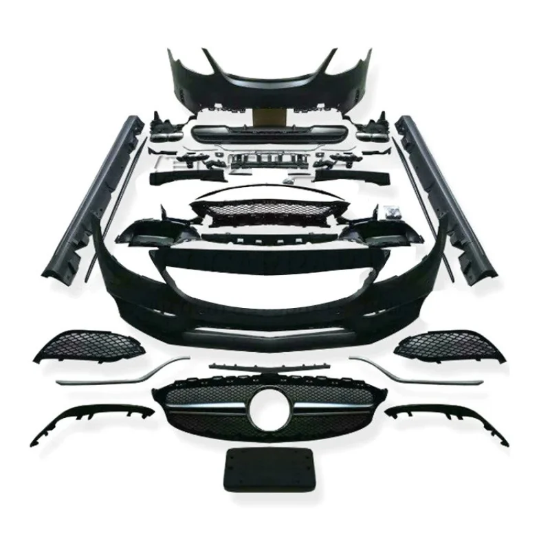 

Body Kit for C-class W205 2015-2020 Change to C63 for Model Include Front Bumper Grille Tail