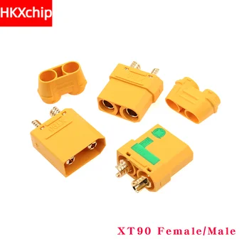 Amass-XT90 Conector Banana para RC Drone, XT90H-M XT90H-F Plug, plugue macho e fêmea, adaptador para drone, carro, bateria Lipo, 4,5mm