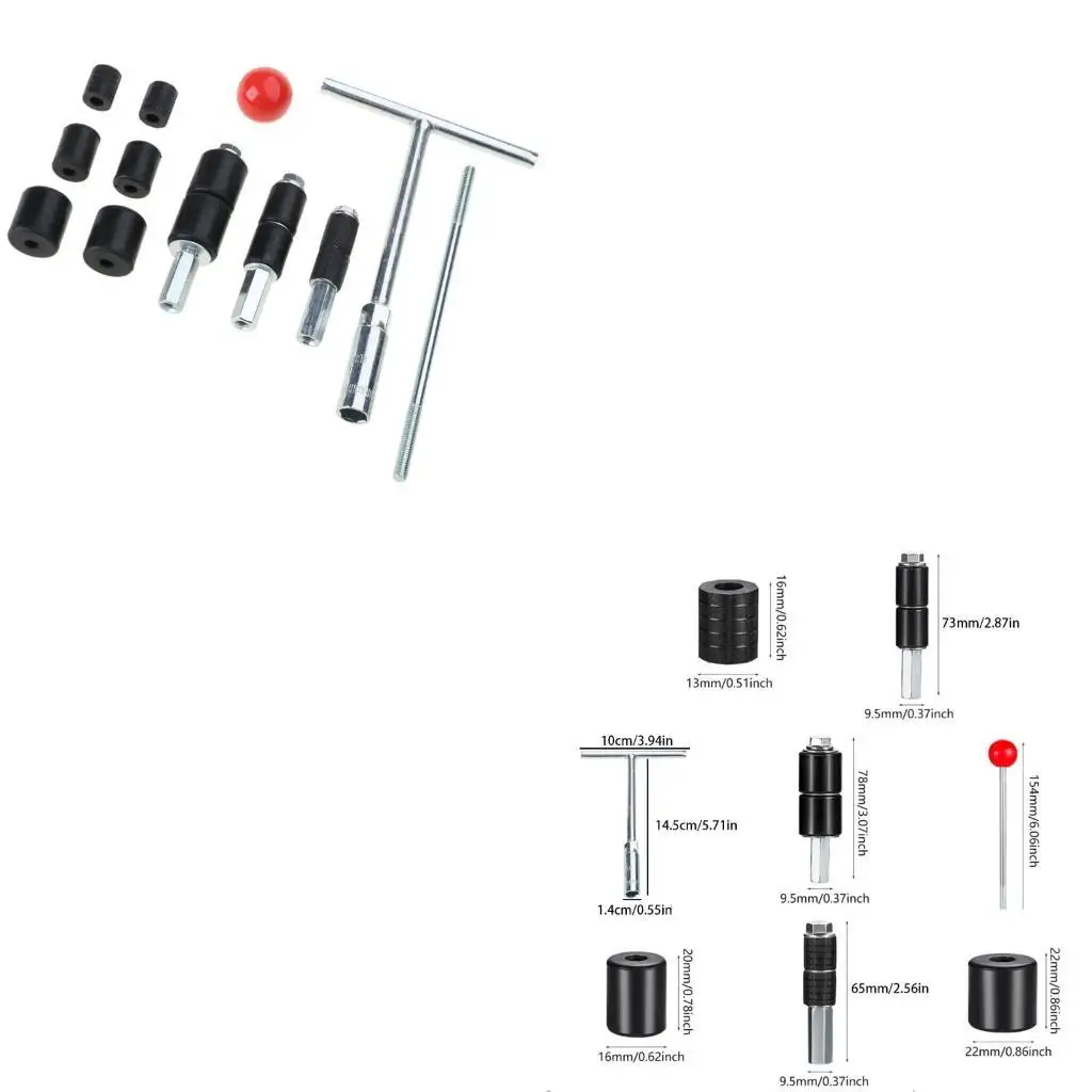 

652F Metal Hot Melt Water Stop Pin 20/25/32 Rubber Water Stop Needle Kitchen Plugging Repair Plumbing Tool Set Pipe