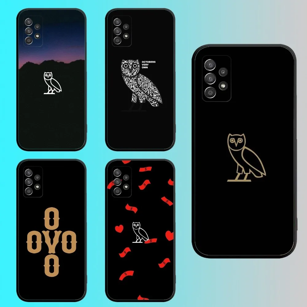 Drake O-OvO OWL Phone Case For Samsung S 25,24,21,22,23,30,20,Ultra,Plus,Fe,Lite,Note,10,9,5G Black Soft