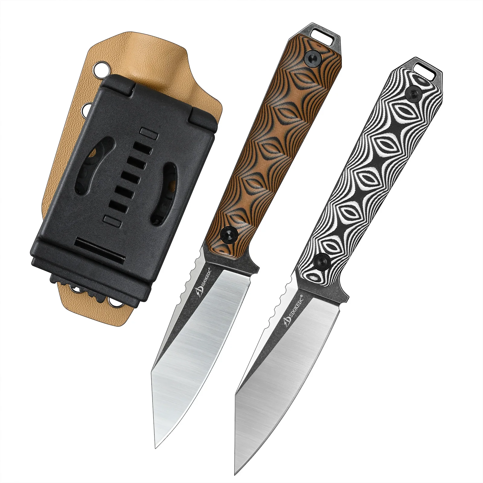 

Ножи G10 Handle DC53 Steel Outdoor EDC для мужчин, туристические ножи с фиксированным клинком для походов и кемпинга.