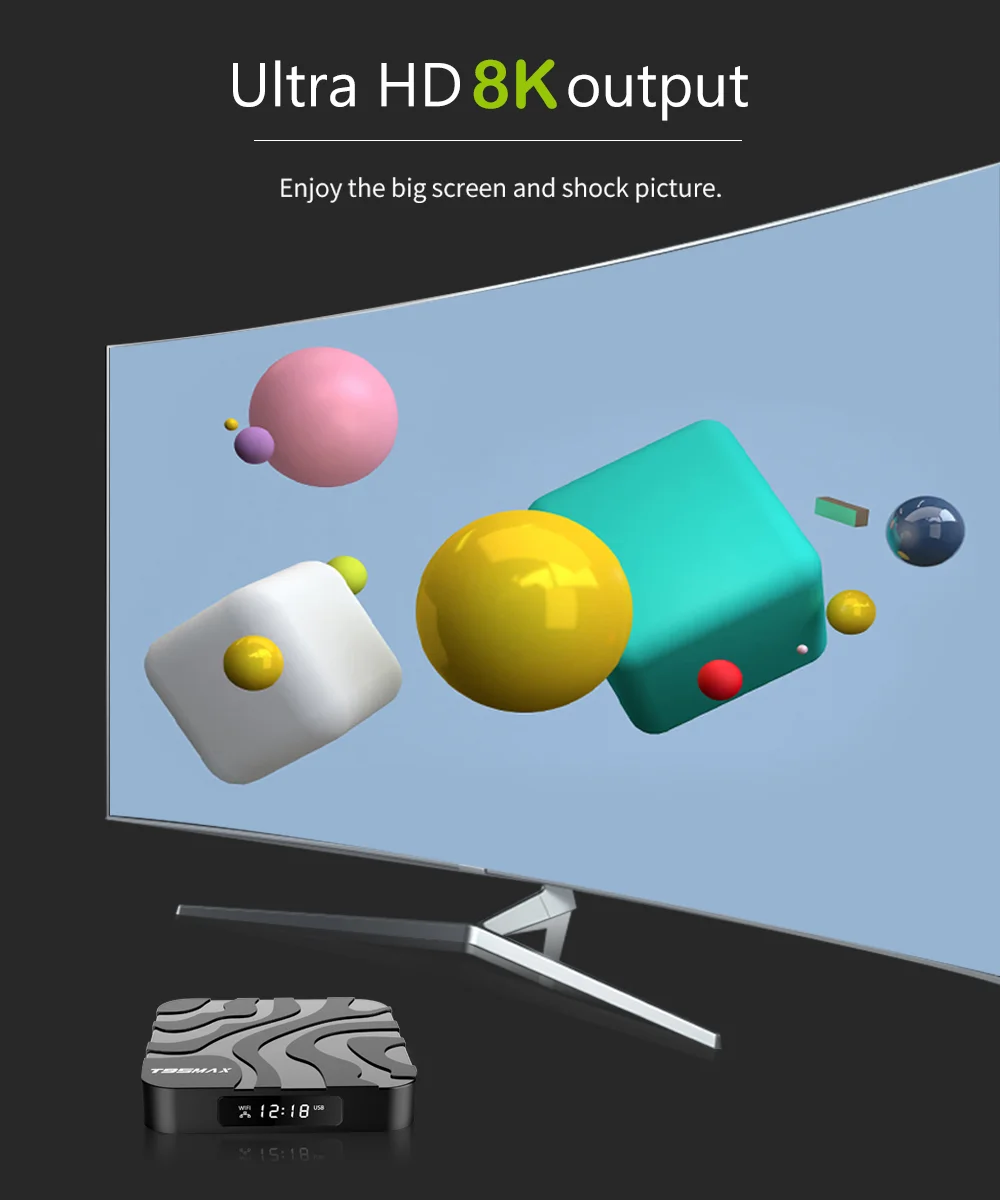 T95MAX Smart TV Box Android14.0 Allwinner H618 Dual Wifi 2.4G/5G 8K BT 64GB 128GB HDR10 Media Player Set Top Box Google Netflix