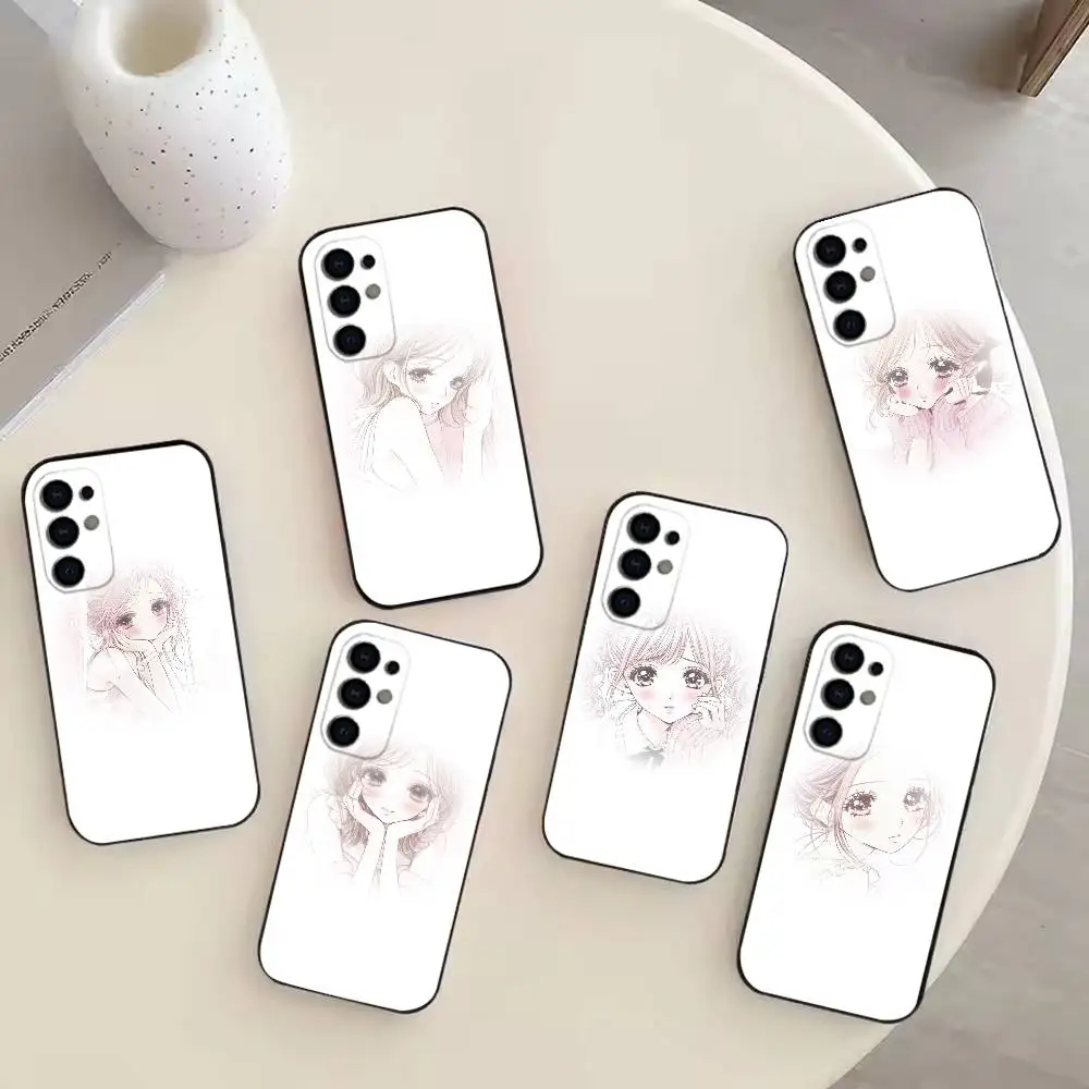 

r-Retro Shoujo Nana Style Phone Case For Samsung S25,S24,S21,S22,S23,S30,Ultra,S20,Plus,Fe,Note,10,9,5G Black Cover