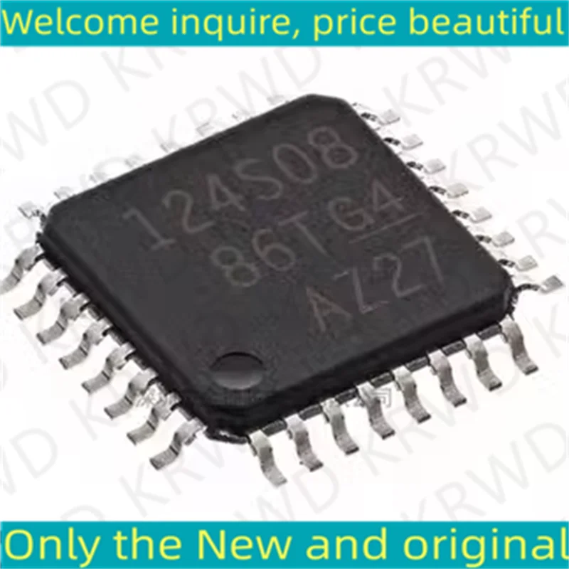 2PCS 124S08 New and original ADS124S08IPBSR ADS124S08IPBS ADS124S08IP ADS124S08I ADS124S08 TQFP32