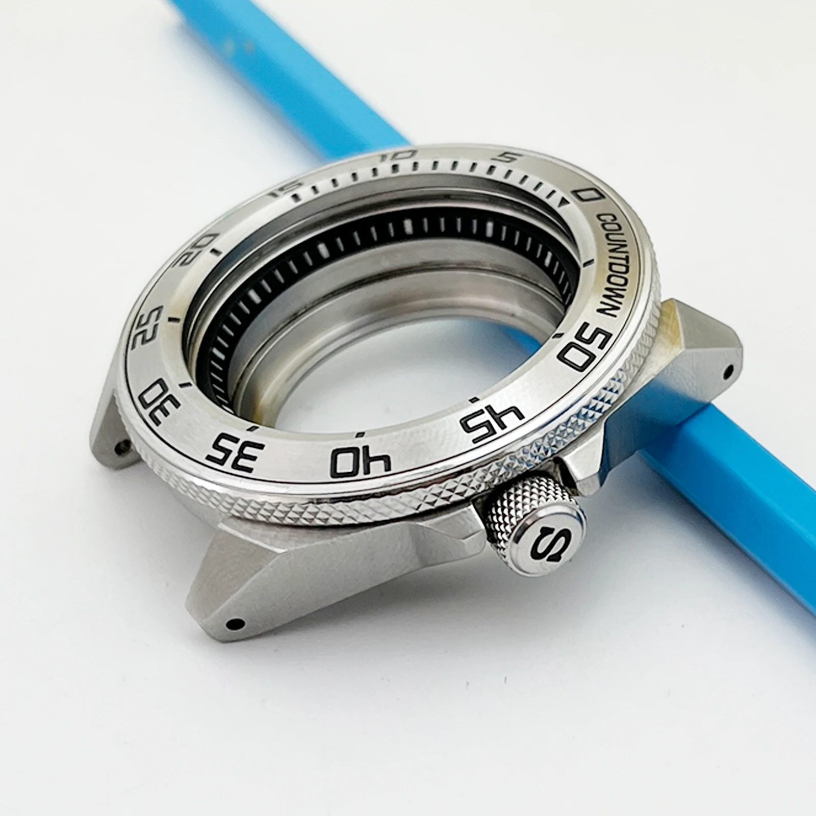 

Mod Samurai Case NH35 Case Sapphire Glass Stainless Steel Stainless Steel Bezel Insert Watch Case