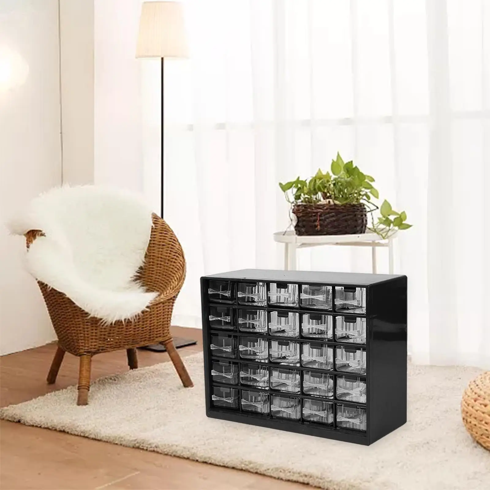 Tool Storage Box Organizers Storage Containers ABS Drawer Cabinet for Home Garage Fixing Components