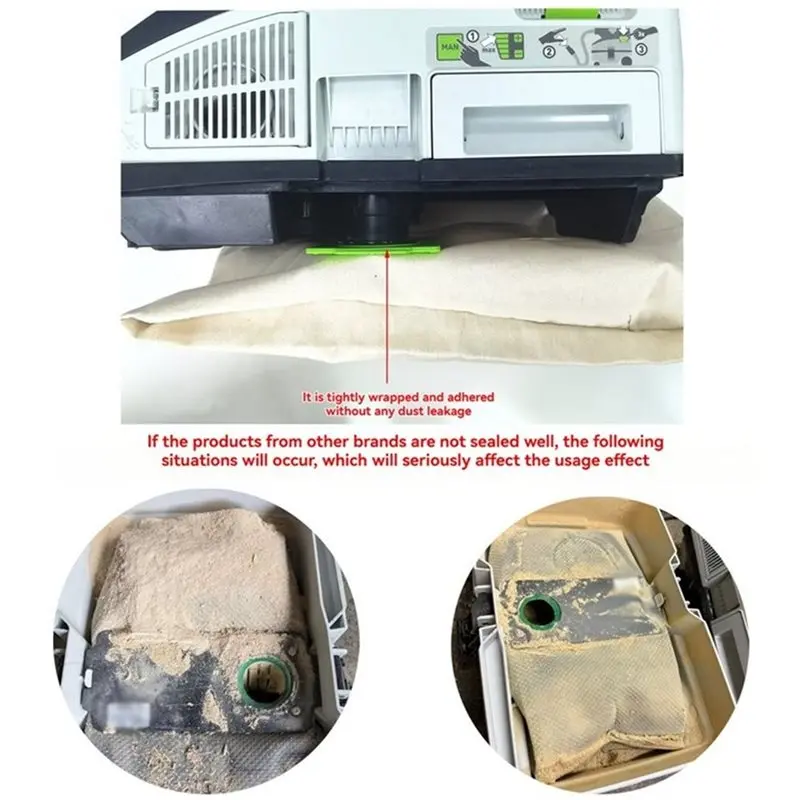 B29C-For Extractor Systems Compatible 3PCS Reusable Replacement Dust Bags For Festool,CT CTC Midi/Mini CT15