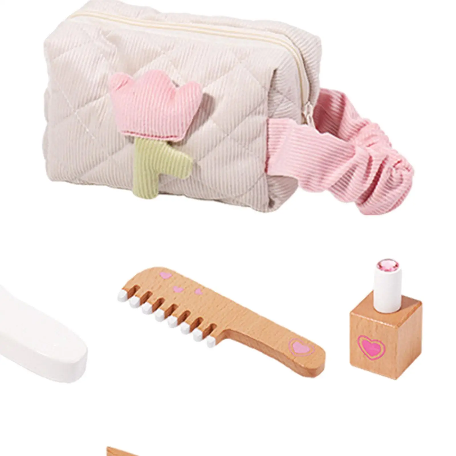 14x Maquillaje de imitación para niños pequeños de madera para regalos de princesa Año nuevo Navidad