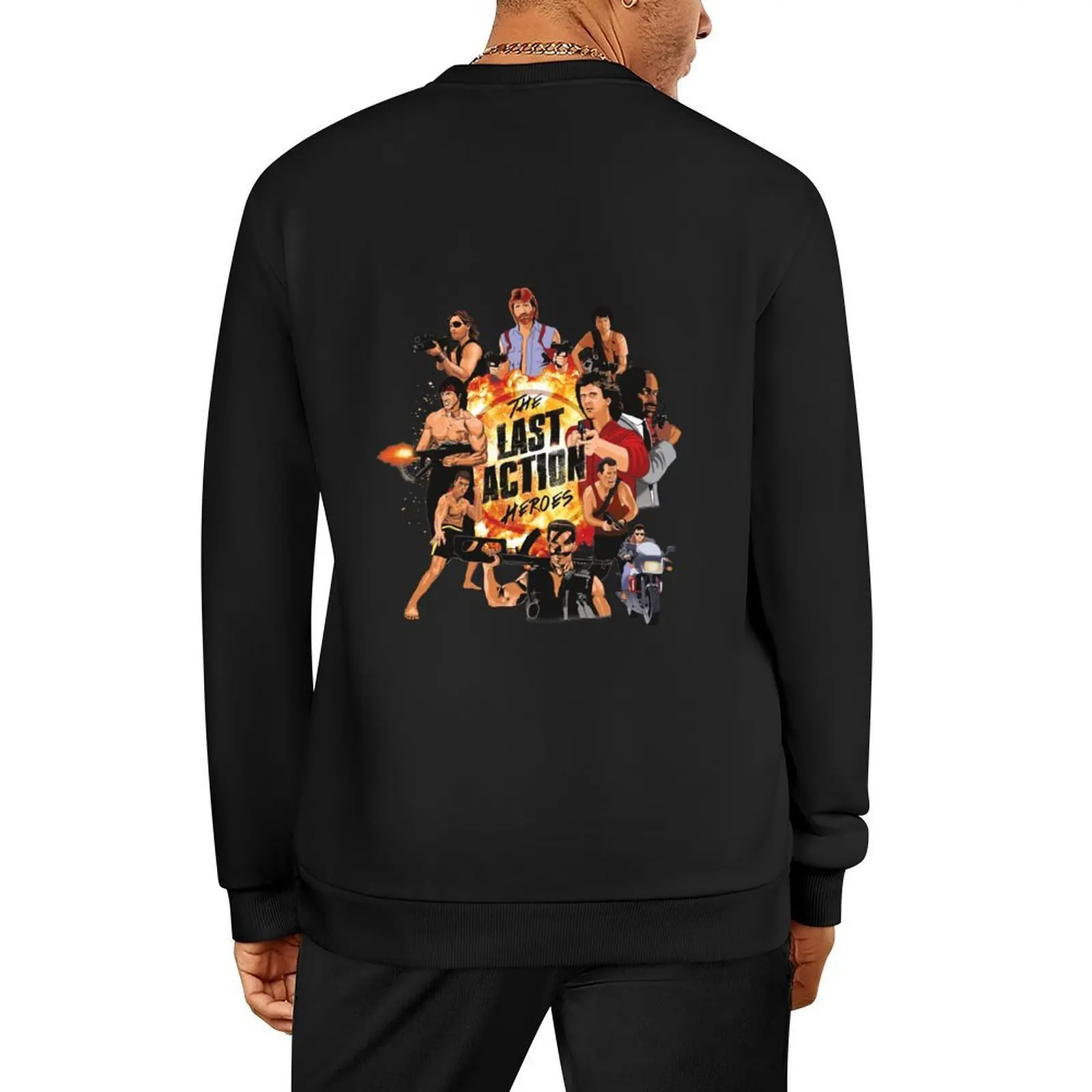 

The Last Action Heroes Pullover men's winter sweater men's sweat-shirt set blouse japanese style oversize sweatshirt