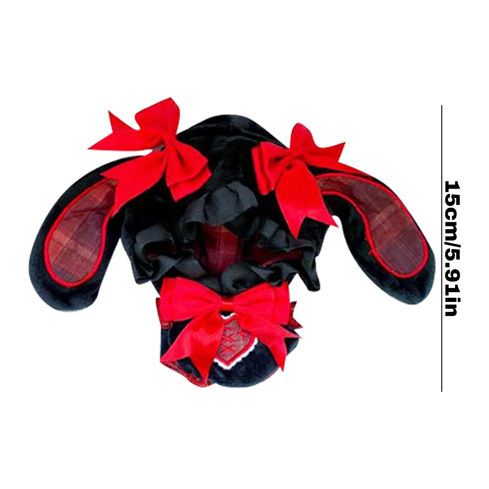 Wykwintny, modny, uroczy i miękki zestaw kostiumów na Halloween dla lalek z odpinanymi akcesoriami, łatwy w czyszczeniu, kostium dyniowego diabła.