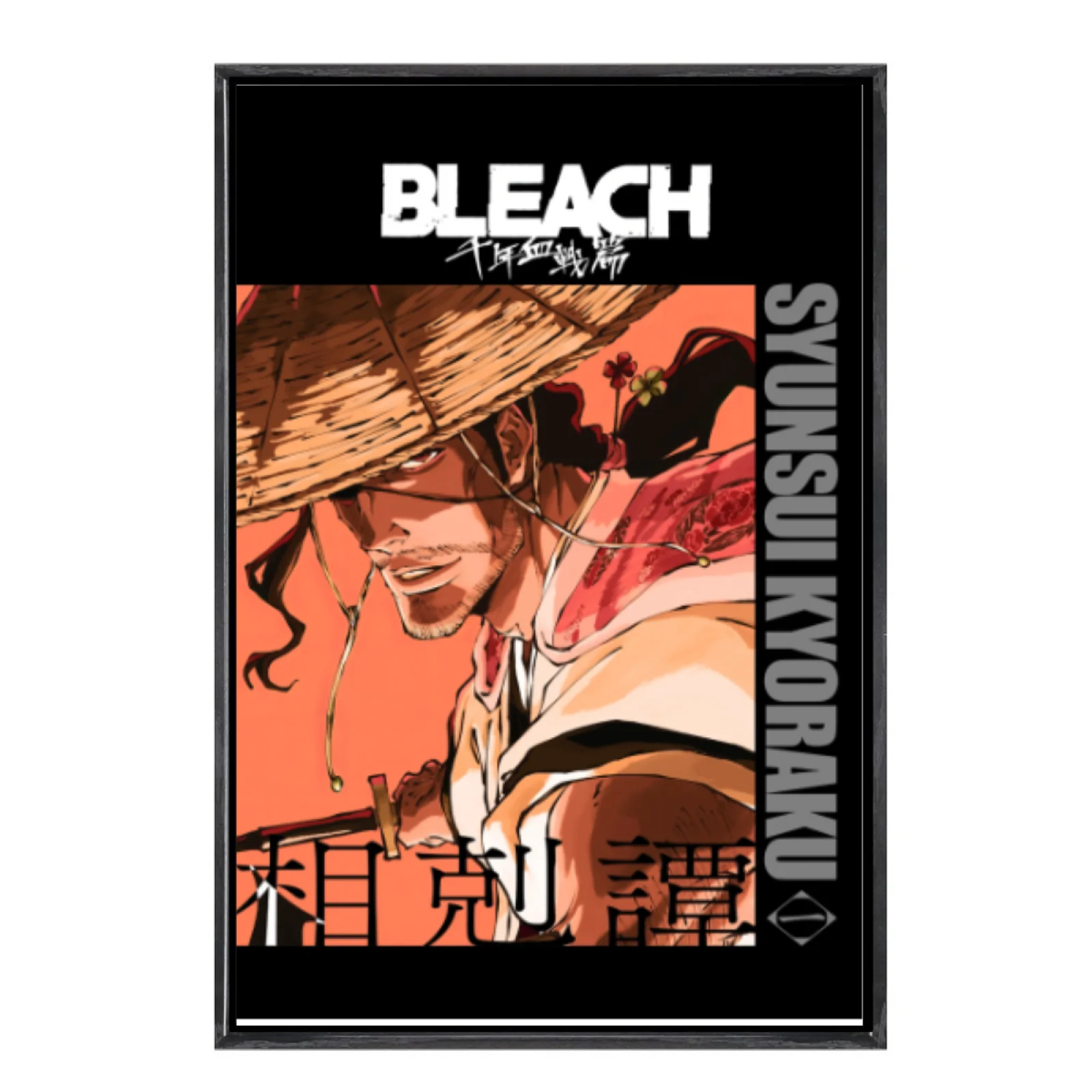 

Japanese Manga Multi-Size Canvas Poster Double Framed Wall Art, Bleach Home Decor for Living Room Bedroom